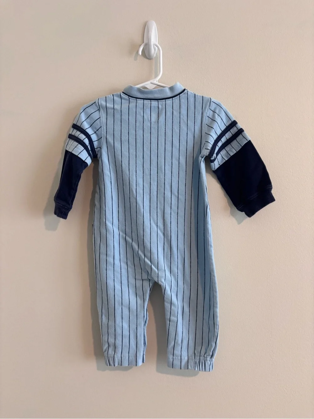 Vintage Carter's Light Blue All-Star Quarterback One-Piece